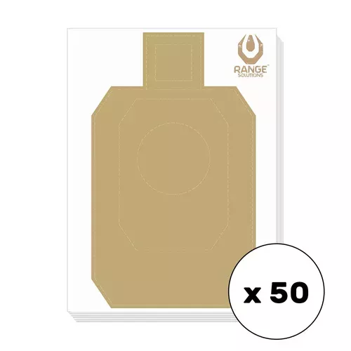 Range Solutions - Treningowe tarcze strzeleckie IDPA/PIRO - 50 sztuk