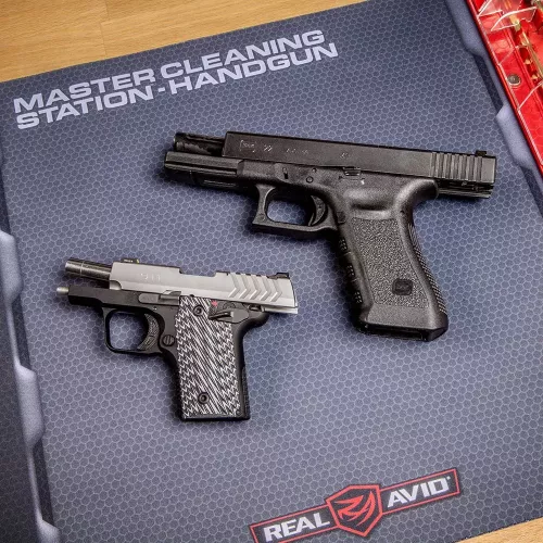 Real Avid - Mata rusznikarska Master Cleaning Station™ - Handgun - AVMCS-P