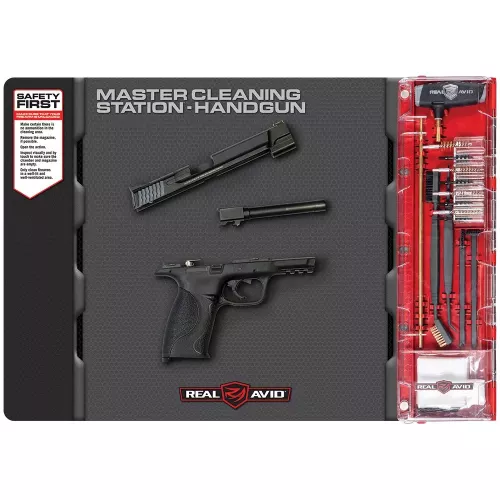 Real Avid - Mata rusznikarska Master Cleaning Station™ - Handgun - AVMCS-P