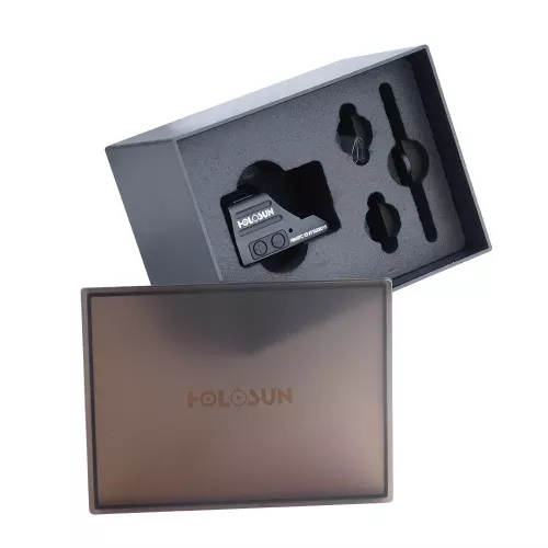 Holosun - Kolimator HS407C X2 Micro Red Dot - Solar Panel - 2 MOA - Czarny - HS407C X2