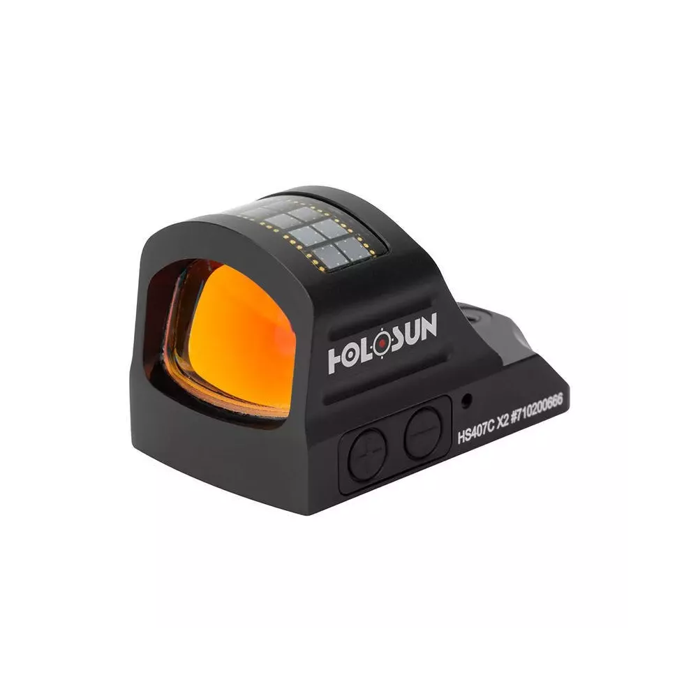 Holosun - Kolimator HS407C X2 Micro Red Dot - Solar Panel - 2 MOA - Czarny - HS407C X2 Holosun - Kolimator HS407C X2 Micro Red Dot - Solar Panel - 2 MOA - Czarny - HS407C X2