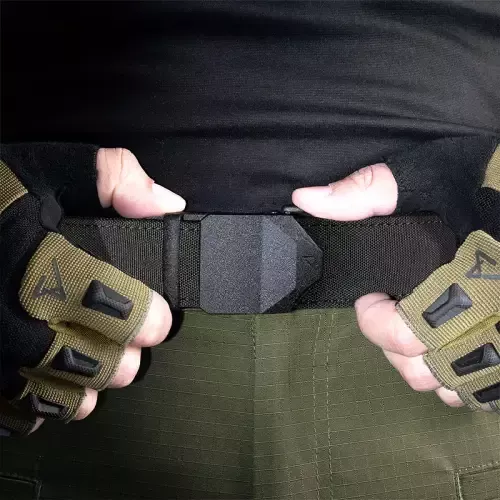 Pas Taktyczny - sztywny- szybkie odpinanie - ACE Schakal Kolor Czarny