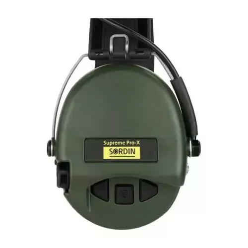 Sordin Supreme PRO X  skórzana opaska, żelowe wkładki SOR75302-X/L-02-G-S