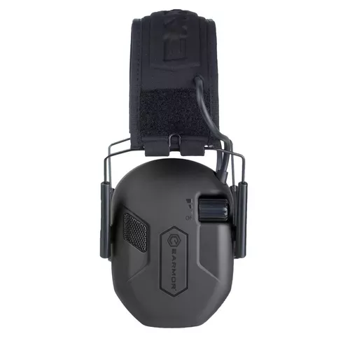 Earmor - Aktywne ochronniki słuchu M300T - NRR 23 dB - Czarne - M300T-BLK