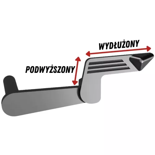 Zwalniacz magazynka offset KAG WERKS — ergonomiczny, powiększony, do 1911/2011