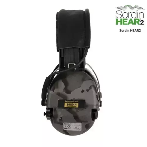 Sordin Supreme PRO X LED SOR75302-X-15-S – słuchawki aktywne z kolekcjonerskim NIGHT CAMO