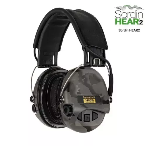 Sordin Supreme PRO X LED SOR75302-X-15-S – słuchawki aktywne z kolekcjonerskim NIGHT CAMO