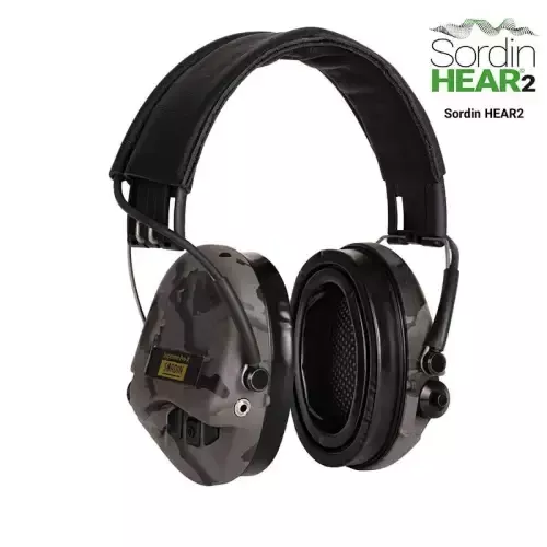 Sordin Supreme PRO X LED SOR75302-X-15-S – słuchawki aktywne z kolekcjonerskim NIGHT CAMO