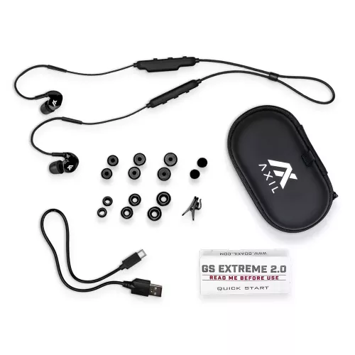 GS Extreme 2.0 – Aktywne ochronniki słuchu z Bluetooth | Douszne, SNR do 30 dB