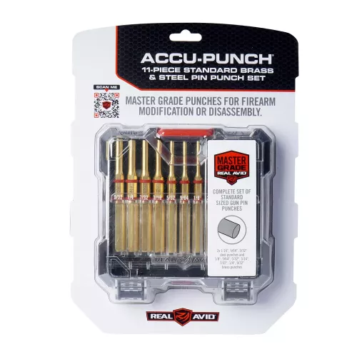 Accu-Punch® – Zestaw 11 Wybijaków do Broni | Stalowe i Mosiężne