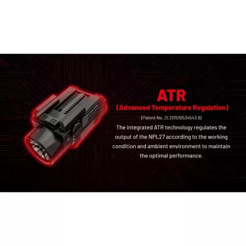 NITECORE NPL27 – Latarka Taktyczna 650 lm, 410 m Zasięgu