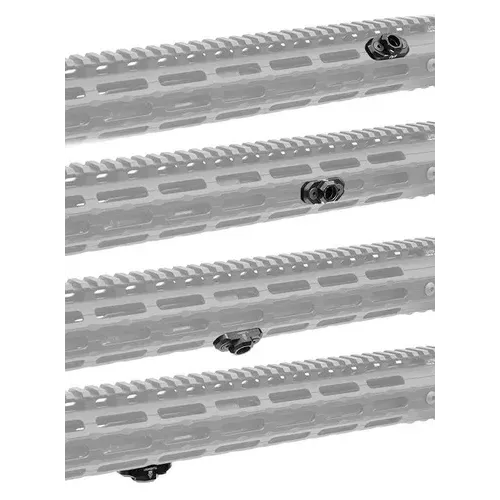 Gniazdo QD M-LOK – aluminiowe 6061-T6, 4 pozycje, anodowane