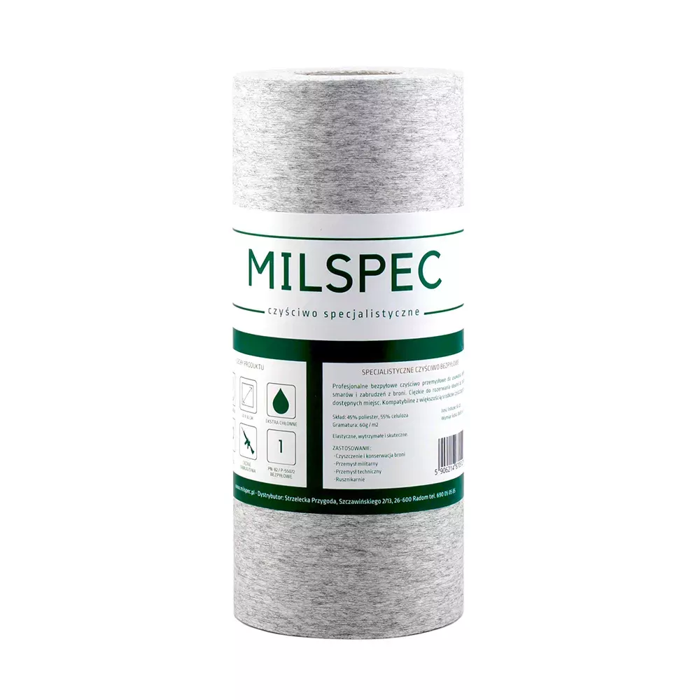 Milspec - Czyściwo specjalistyczne - Bezpyłowe - idealne do broni
