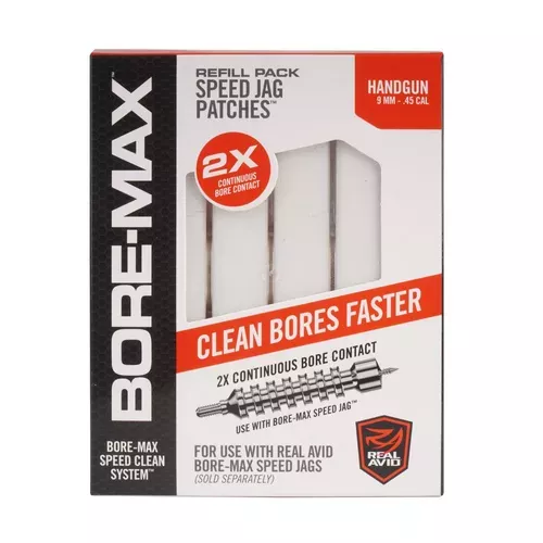 Real Avid - Zestaw przecieraków do broni Bore-Max Speed Jag Patches