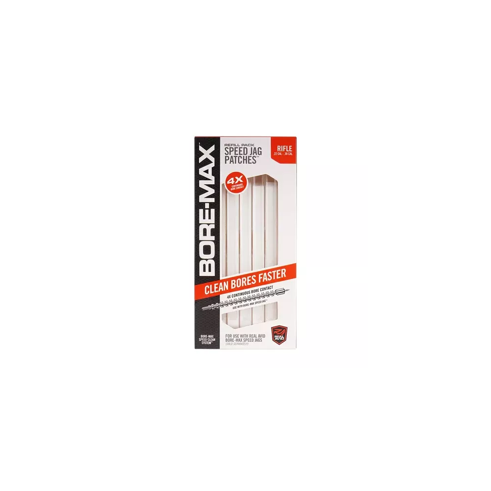 Real Avid - Zestaw przecieraków do broni Bore-Max Speed Jag Patches